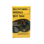 V-22 Multivitamins + Minerals for Gamefowls