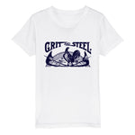 Grit and Steel Organic Kids Crewneck T-shirt